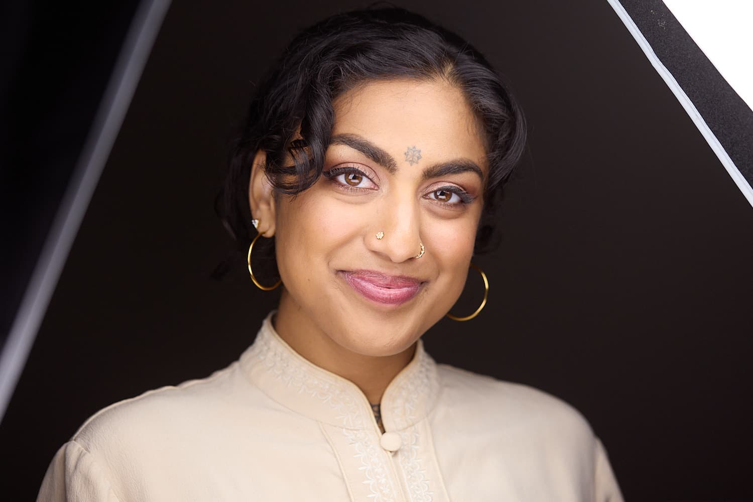 Headshot retouching example 1—before retouching